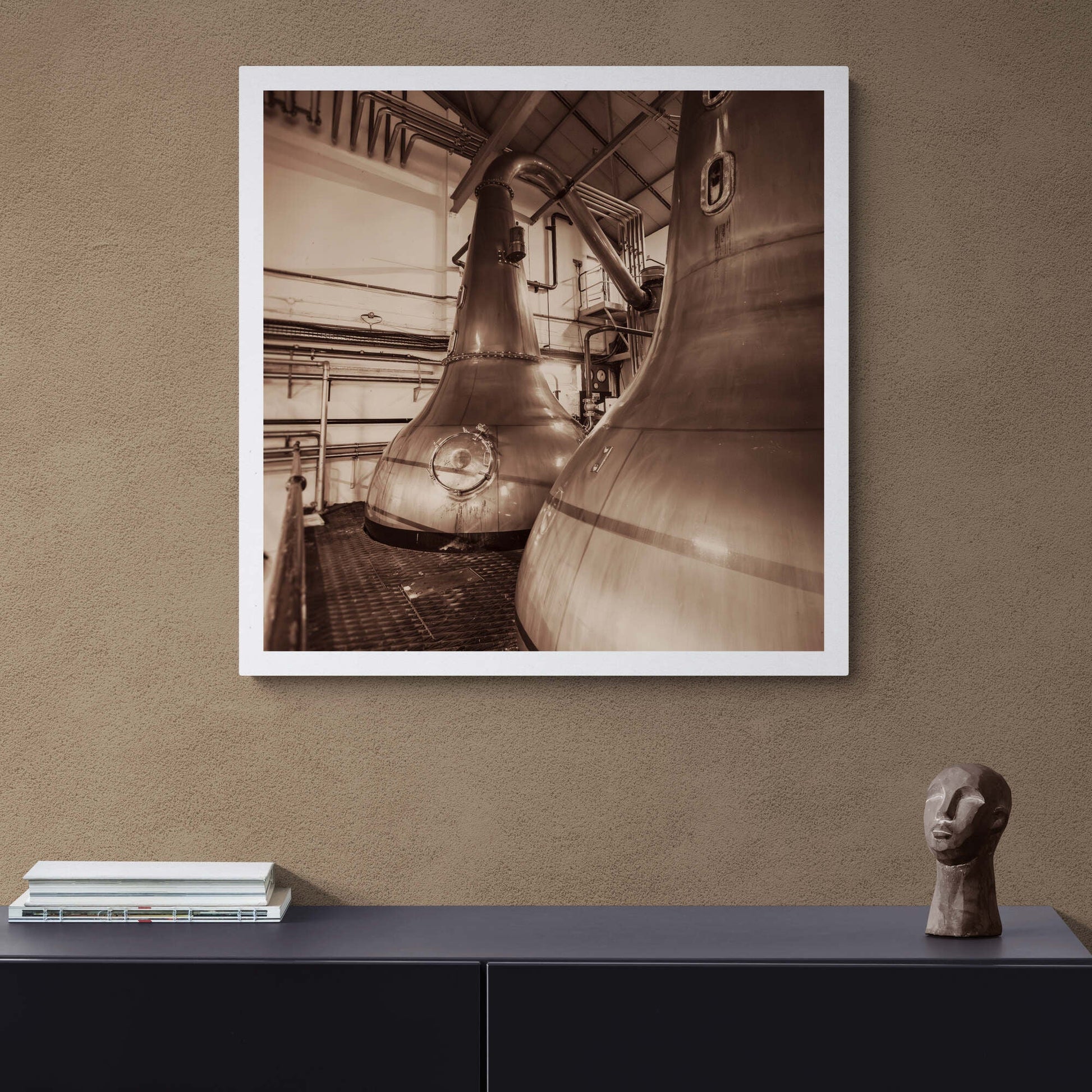 Lagavulin Wash Stills Hahnemühle Photo Rag Print 28"x28"