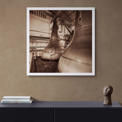 Lagavulin Wash Stills Hahnemühle Photo Rag Print 28"x28"