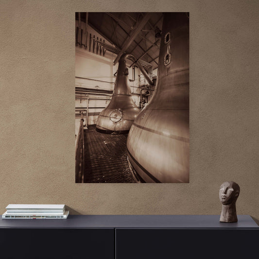 Lagavulin Wash Stills Photographic Print 24"x36"