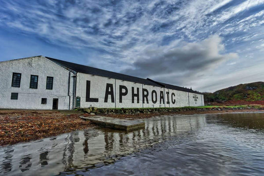 Laphroaig Distillery Warehouse Full Colour C-Type Print by Wandering Spirits Global