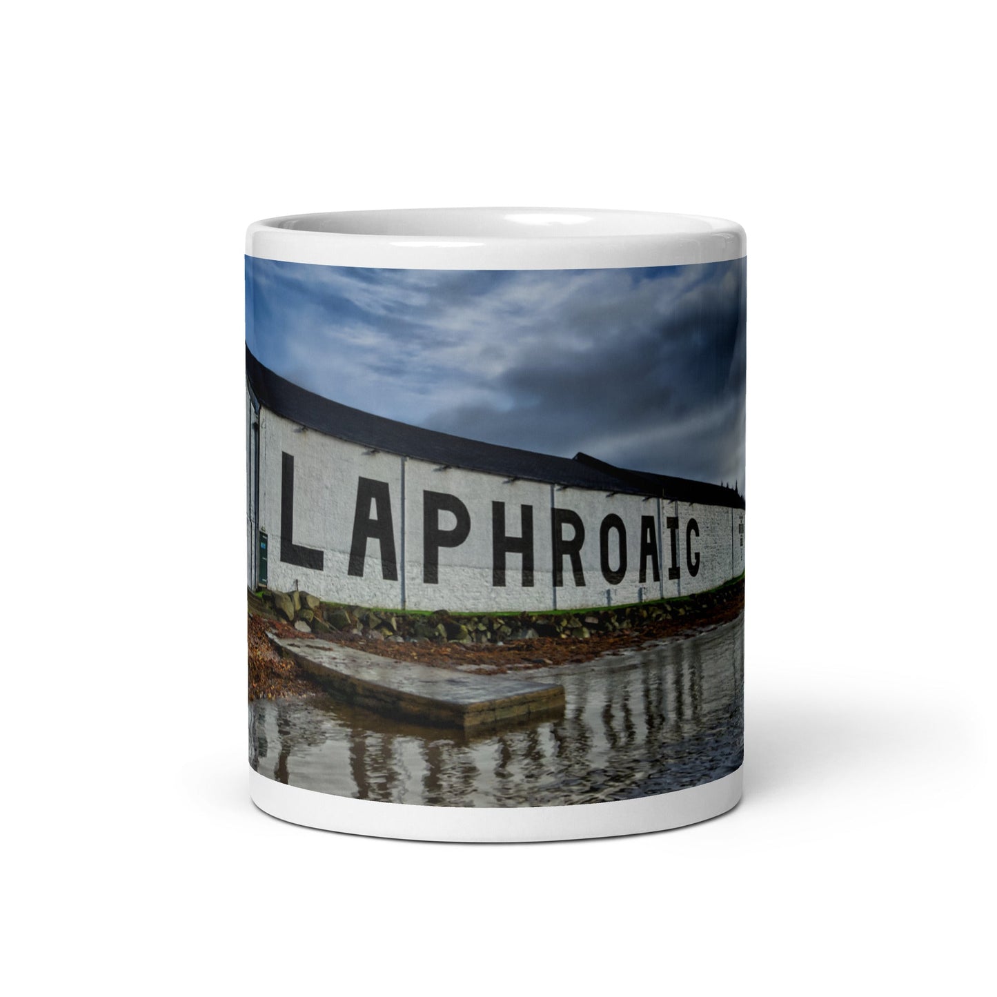 Laphroaig Distillery Warehouse Full Colour Mugs 11 oz by Wandering Spirits Global