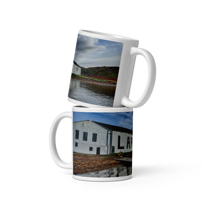 Laphroaig Distillery Warehouse Full Colour Mugs by Wandering Spirits Global