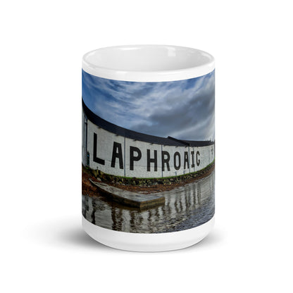 Laphroaig Distillery Warehouse Full Colour Mugs 15 oz by Wandering Spirits Global