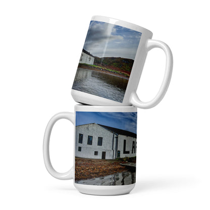 Laphroaig Distillery Warehouse Full Colour Mugs by Wandering Spirits Global