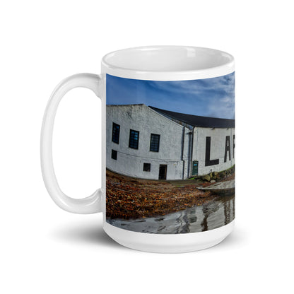 Laphroaig Distillery Warehouse Full Colour Mugs by Wandering Spirits Global