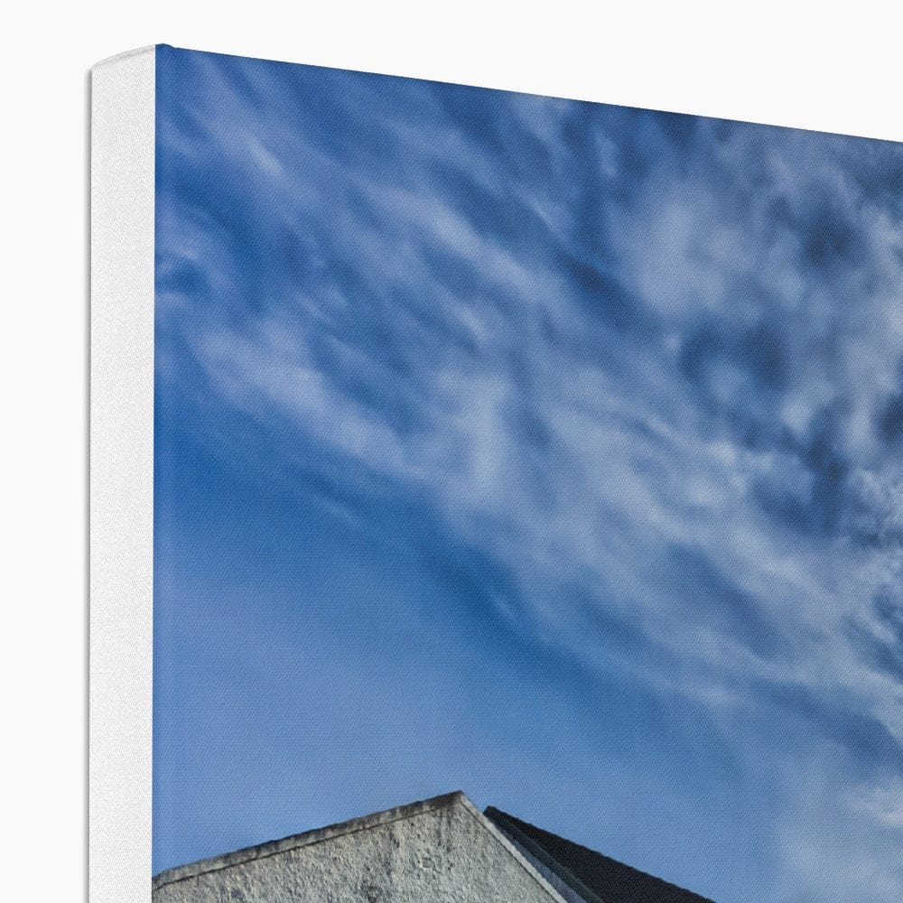 Laphroaig Distillery Warehouse Full Colour Premium Canvas by Wandering Spirits Global