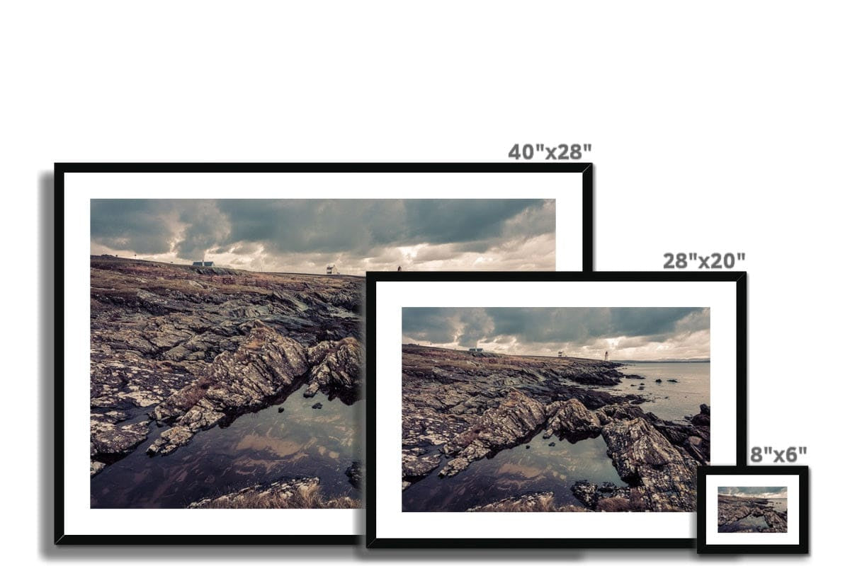 Loch Indaal Islay Winter Framed & Mounted Print by Wandering Spirits Global
