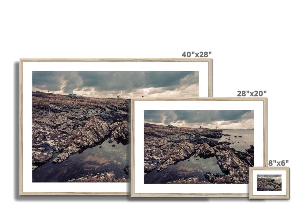 Loch Indaal Islay Winter Framed & Mounted Print by Wandering Spirits Global