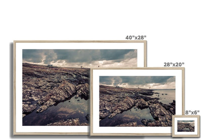 Loch Indaal Islay Winter Framed & Mounted Print by Wandering Spirits Global