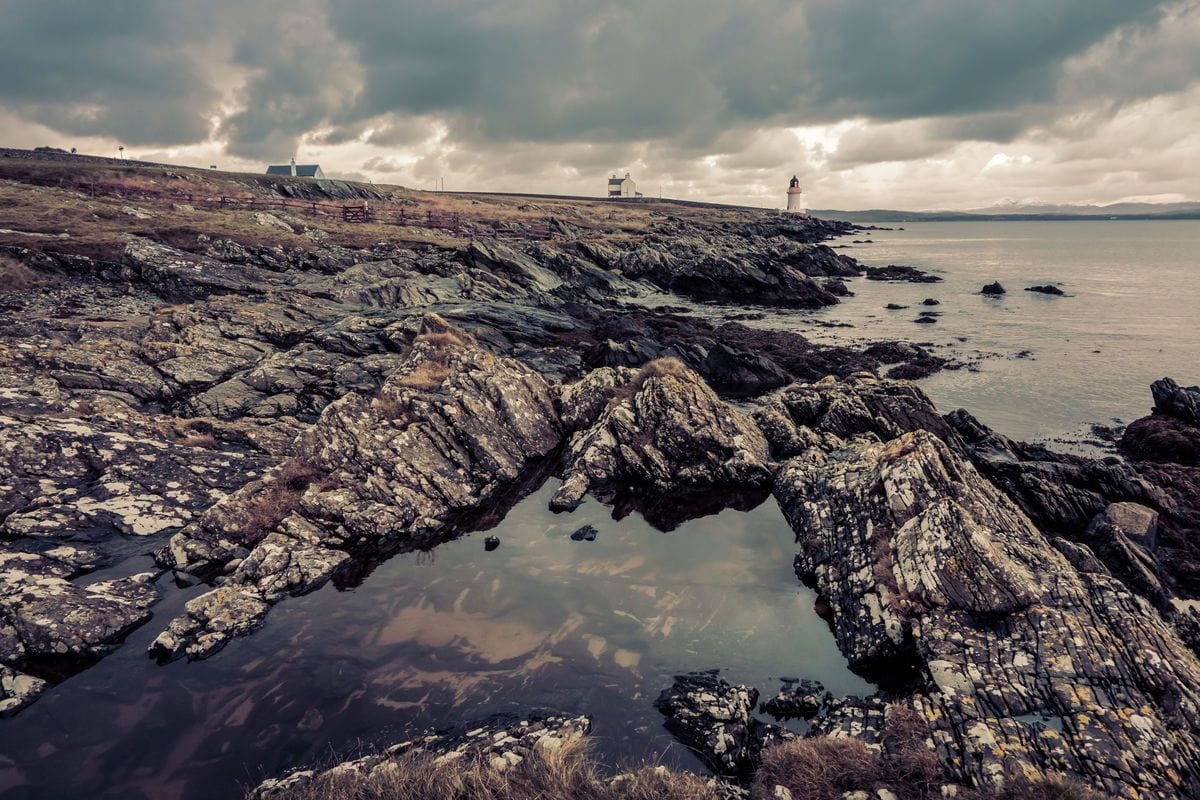 Loch Indaal Islay Winter Hahnemühle Photo Rag Print by Wandering Spirits Global
