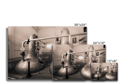 Low Wines 1 and 2 Talisker Golden Toned Premium Canvas by Wandering Spirits Global