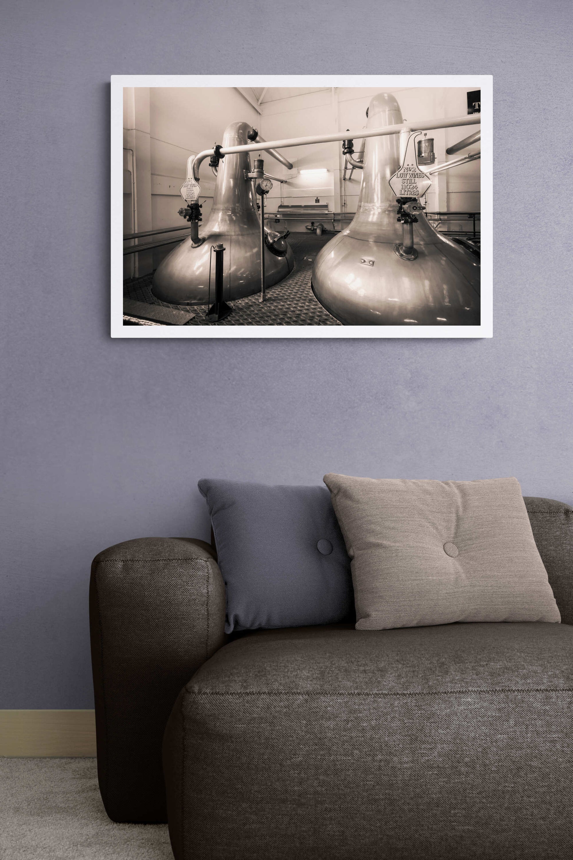 Low Wines 1 and 2 Talisker Golden Toned Hahnemühle Photo Rag Print A1 Landscape by Wandering Spirits Global