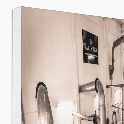 Low Wines and Wash Stills Talisker Golden Toned Premium Canvas by Wandering Spirits Global