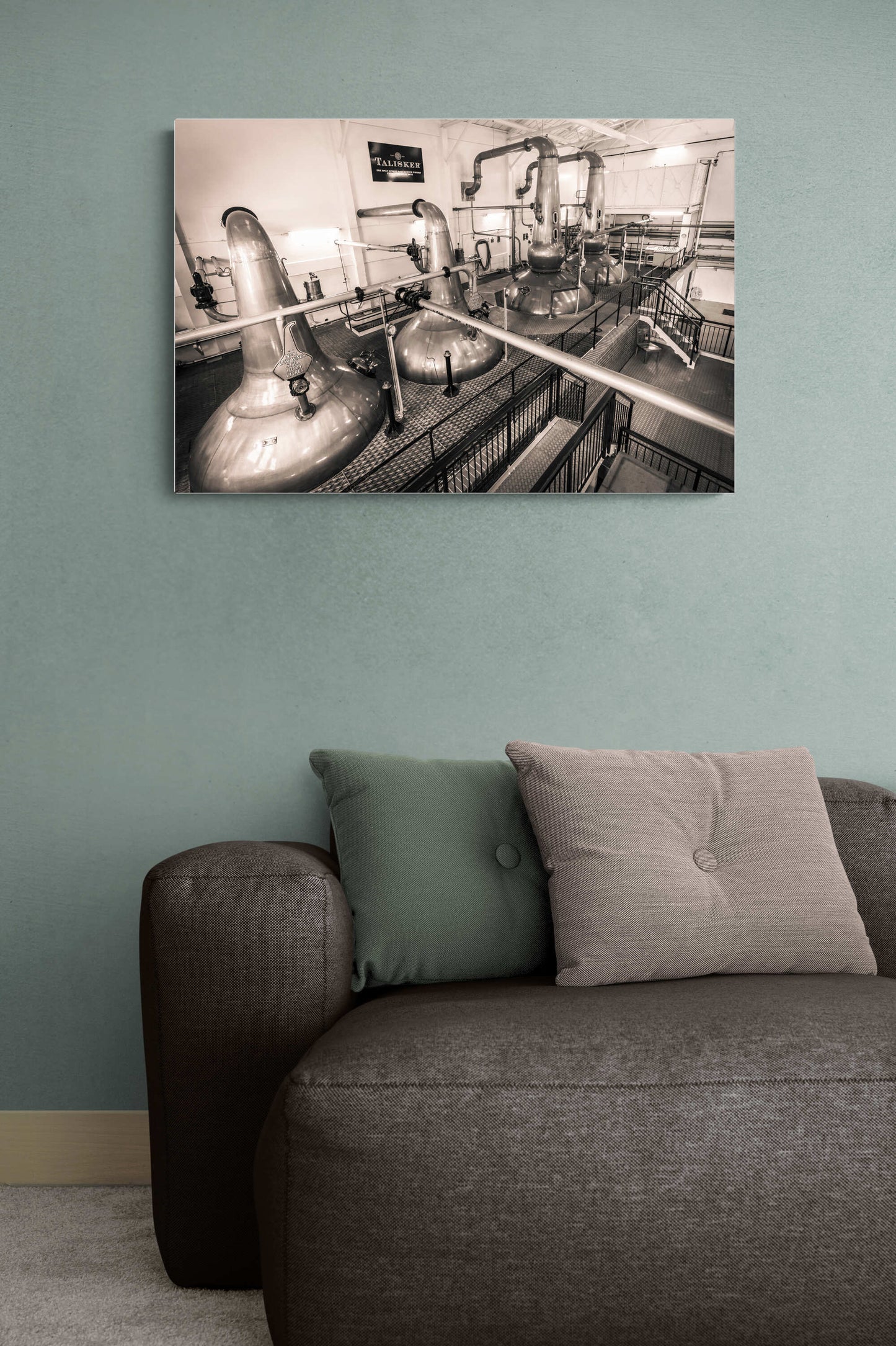 Low Wines and Wash Stills Talisker Golden Toned C-Type Print 30"x20" by Wandering Spirits Global