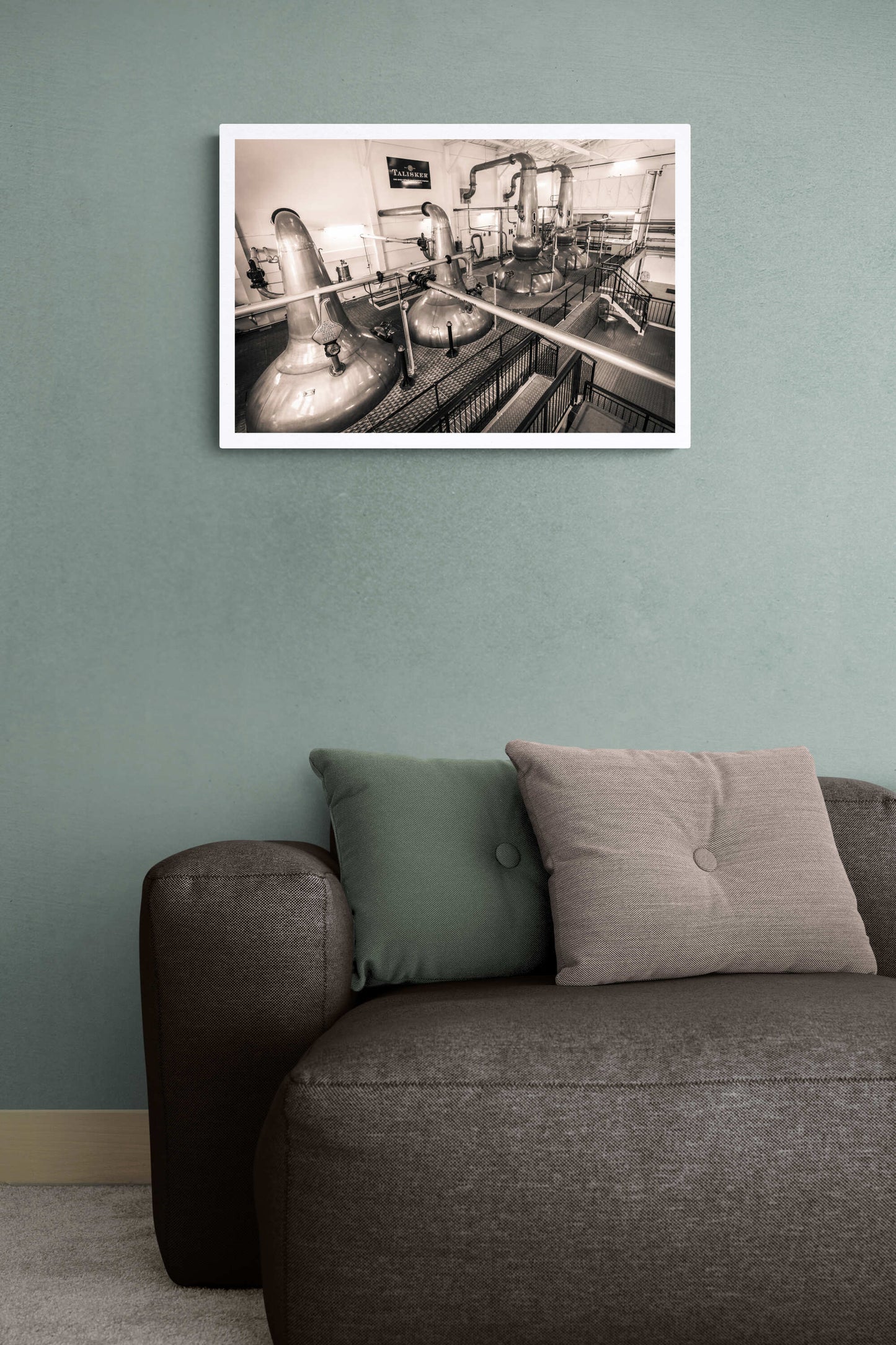 Low Wines and Wash Stills Talisker Golden Toned Hahnemühle Photo Rag Print A2 Landscape by Wandering Spirits Global