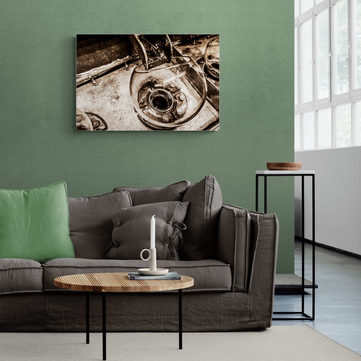 Low Wines from Wash Still No. 2 Laphroaig Sepia Toned C-Type Print 30"x20" by Wandering Spirits Global