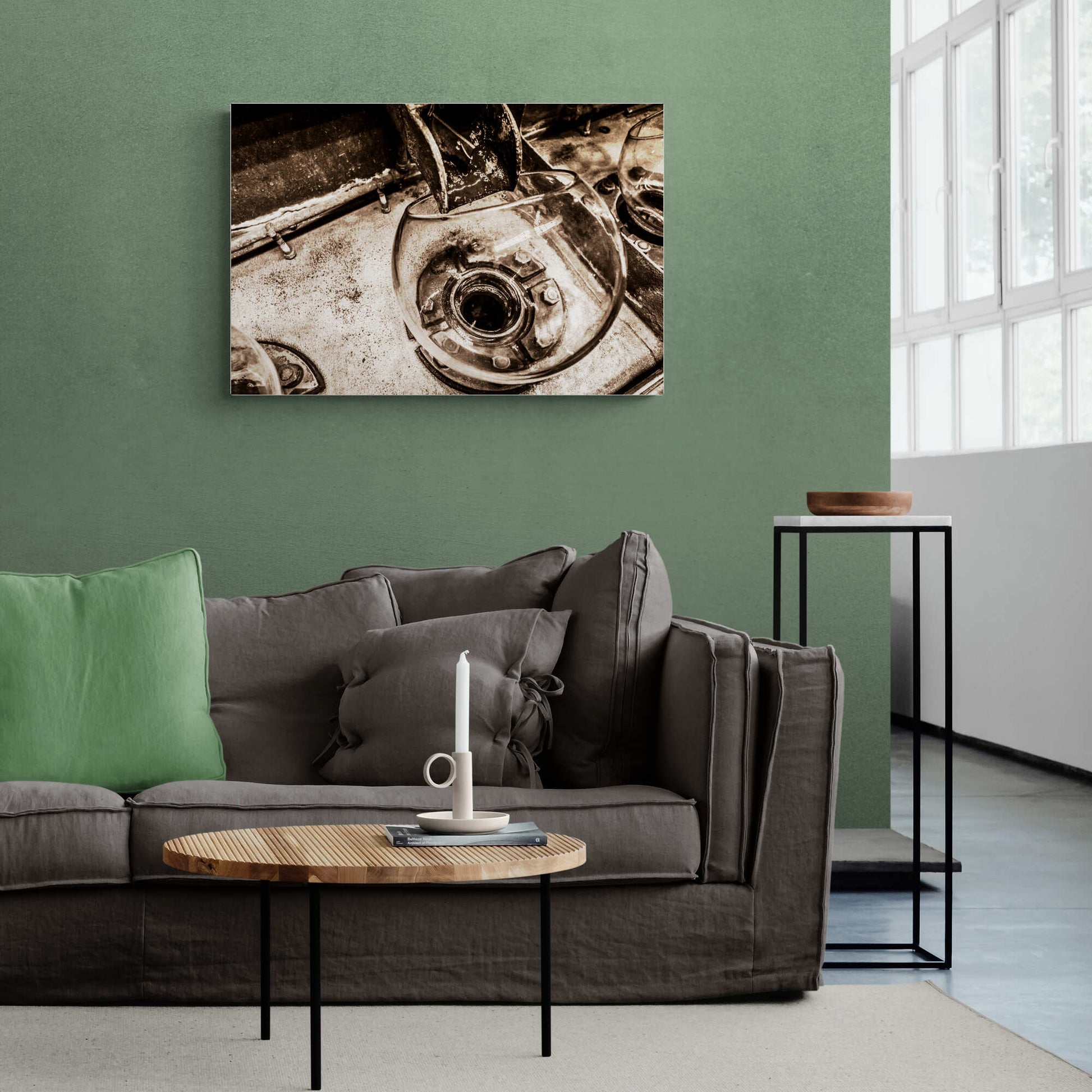 Low Wines from Wash Still No. 2 Laphroaig Sepia Toned C-Type Print 30"x20" by Wandering Spirits Global