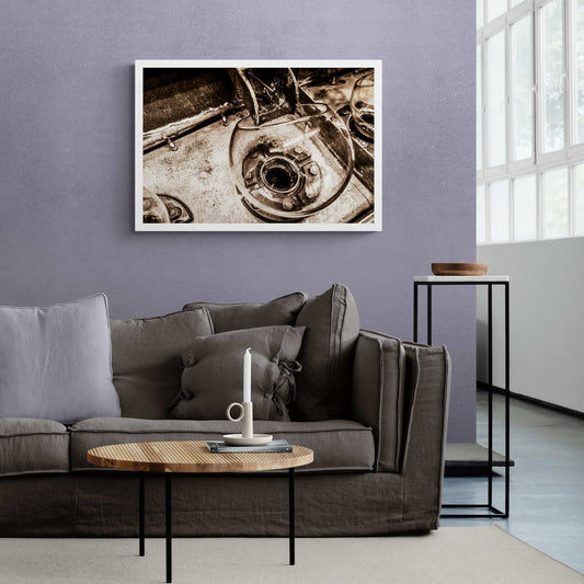 Low Wines from Wash Still No. 2 Laphroaig Sepia Toned Hahnemühle Photo Rag Print 30"x20" by Wandering Spirits Global