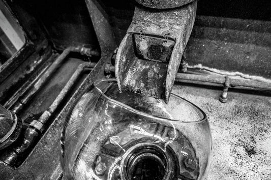 Low Wines Wash Still No 1 Black and White Hahnemühle Photo Rag Print by Wandering Spirits Global