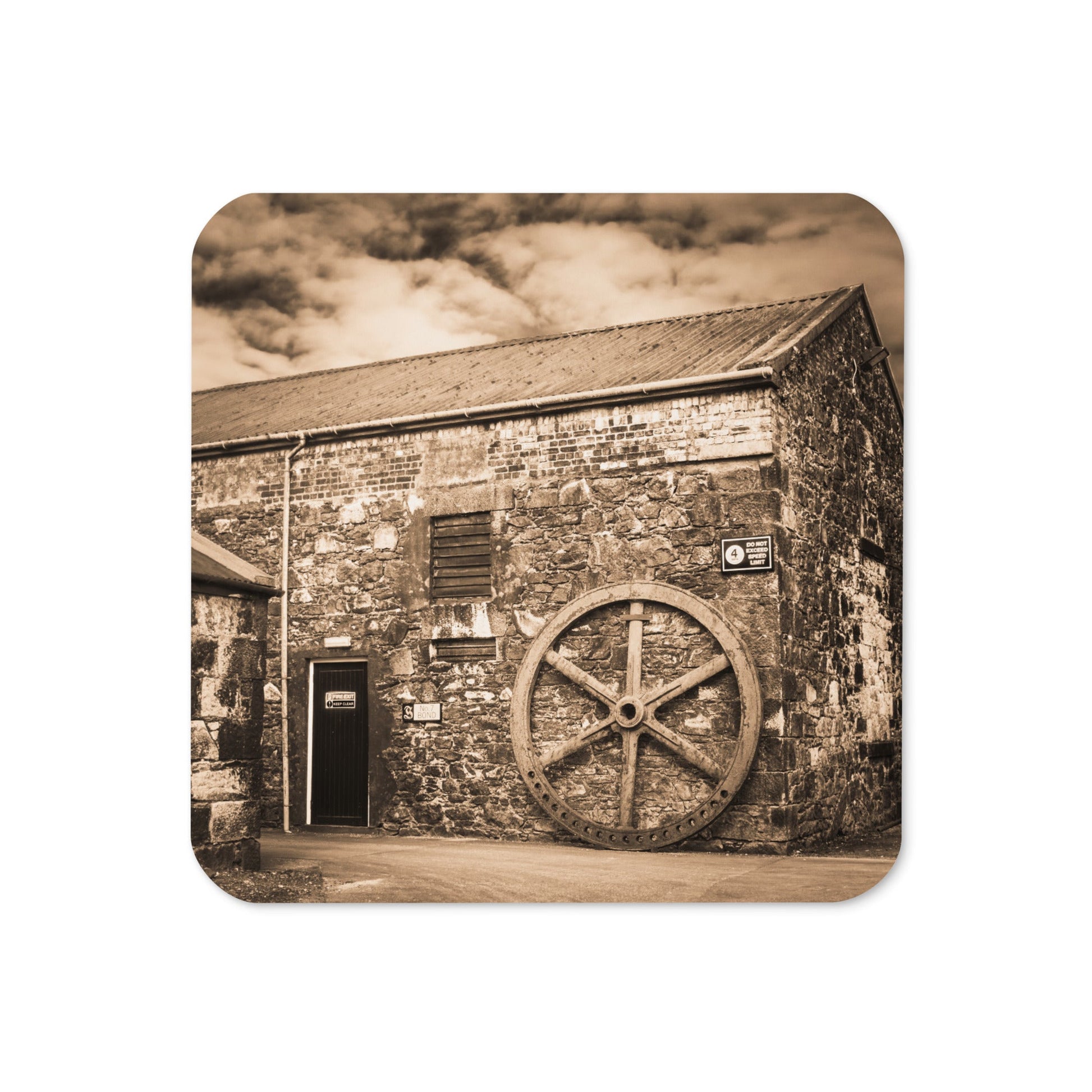 Old Water Wheel Springbank Drink Coaster