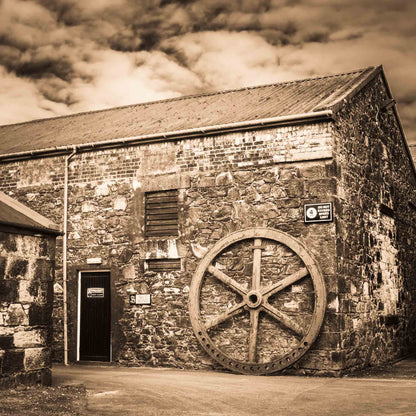 Old Water Wheel Springbank Drink Coaster