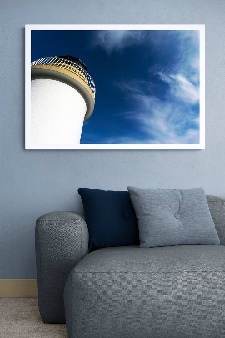 Port Charlotte Lighthouse Hahnemühle Photo Rag Print 36"x24" by Wandering Spirits Global
