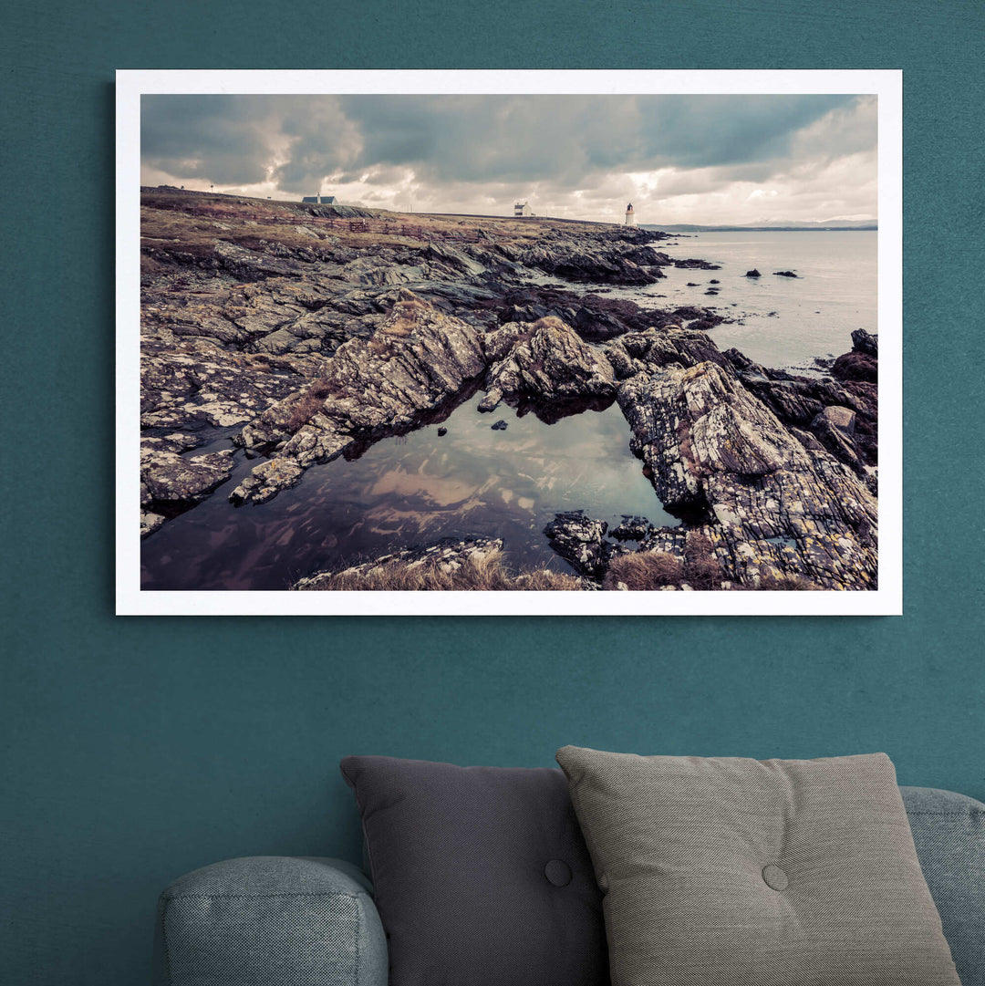 Loch Indaal Islay Winter Hahnemühle Photo Rag Print by Wandering Spirits Global