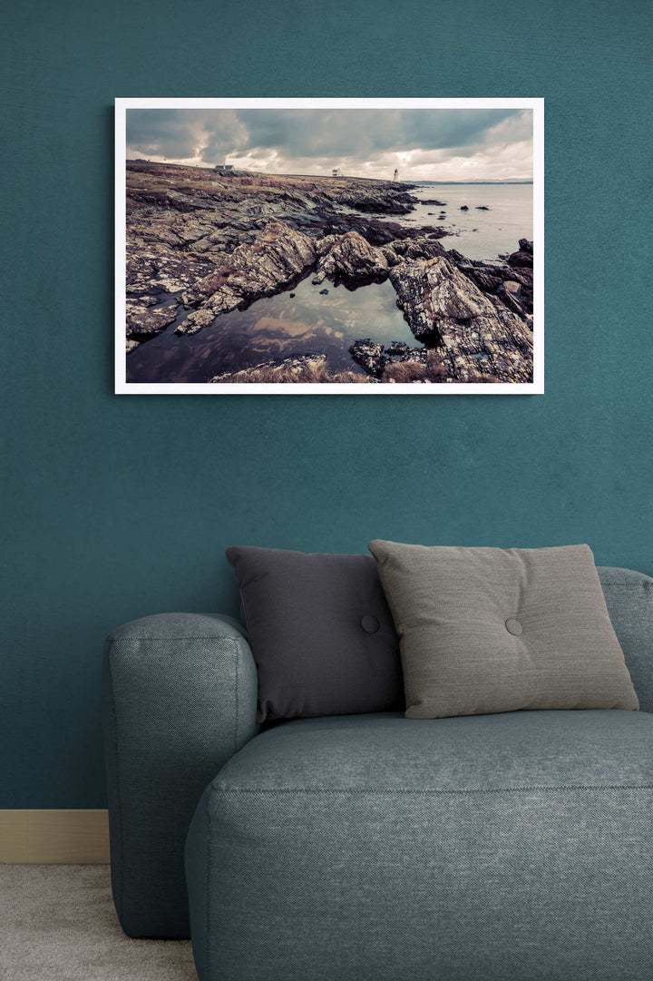 Loch Indaal Islay Winter Hahnemühle Photo Rag Print 30"x20" by Wandering Spirits Global