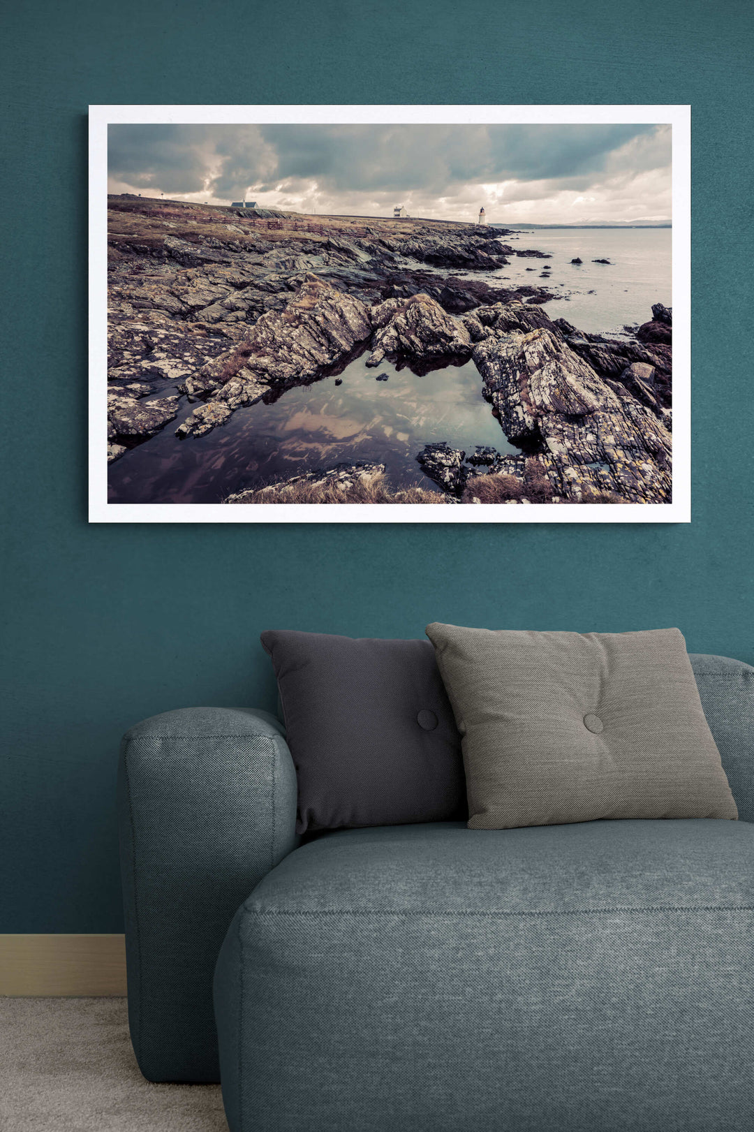 Loch Indaal Islay Winter Hahnemühle Photo Rag Print 36"x24" by Wandering Spirits Global