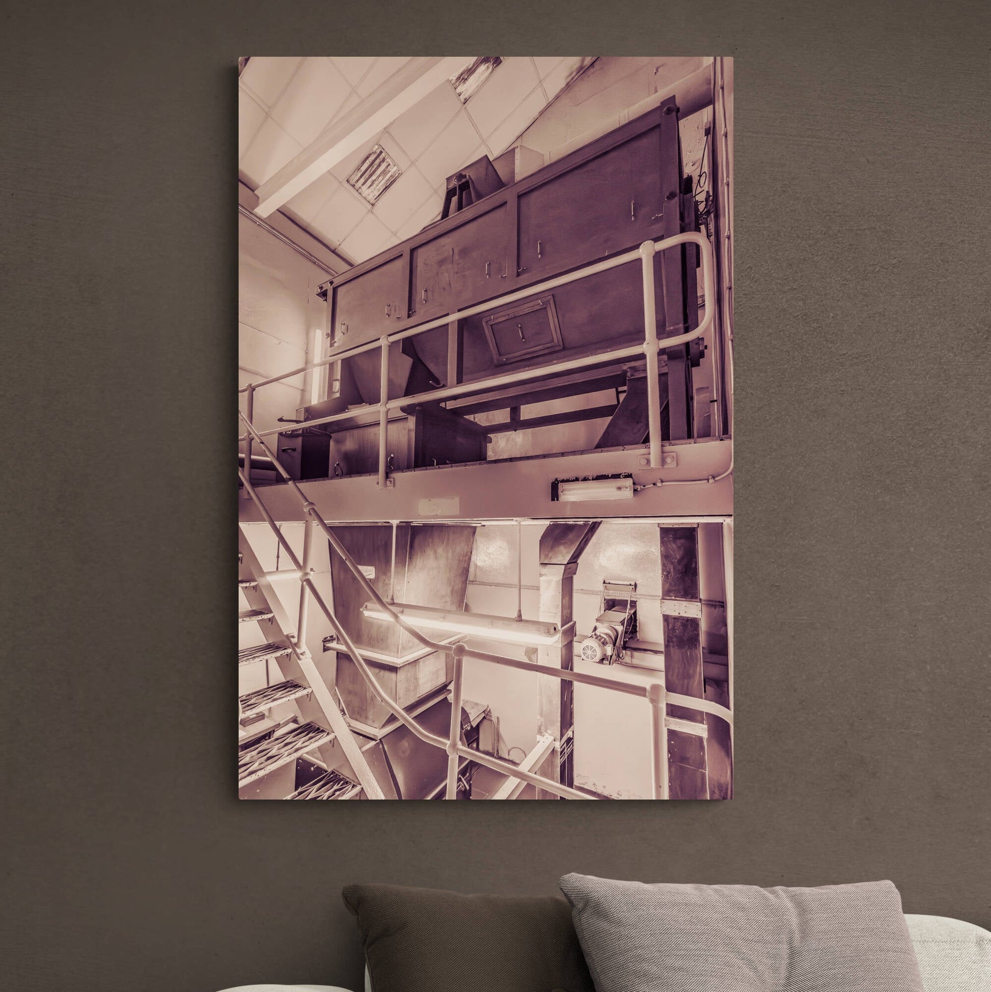 Porteus Mill and De-Stoner Bunnahabhain Distillery Canvas 24"x36" / White Wrap