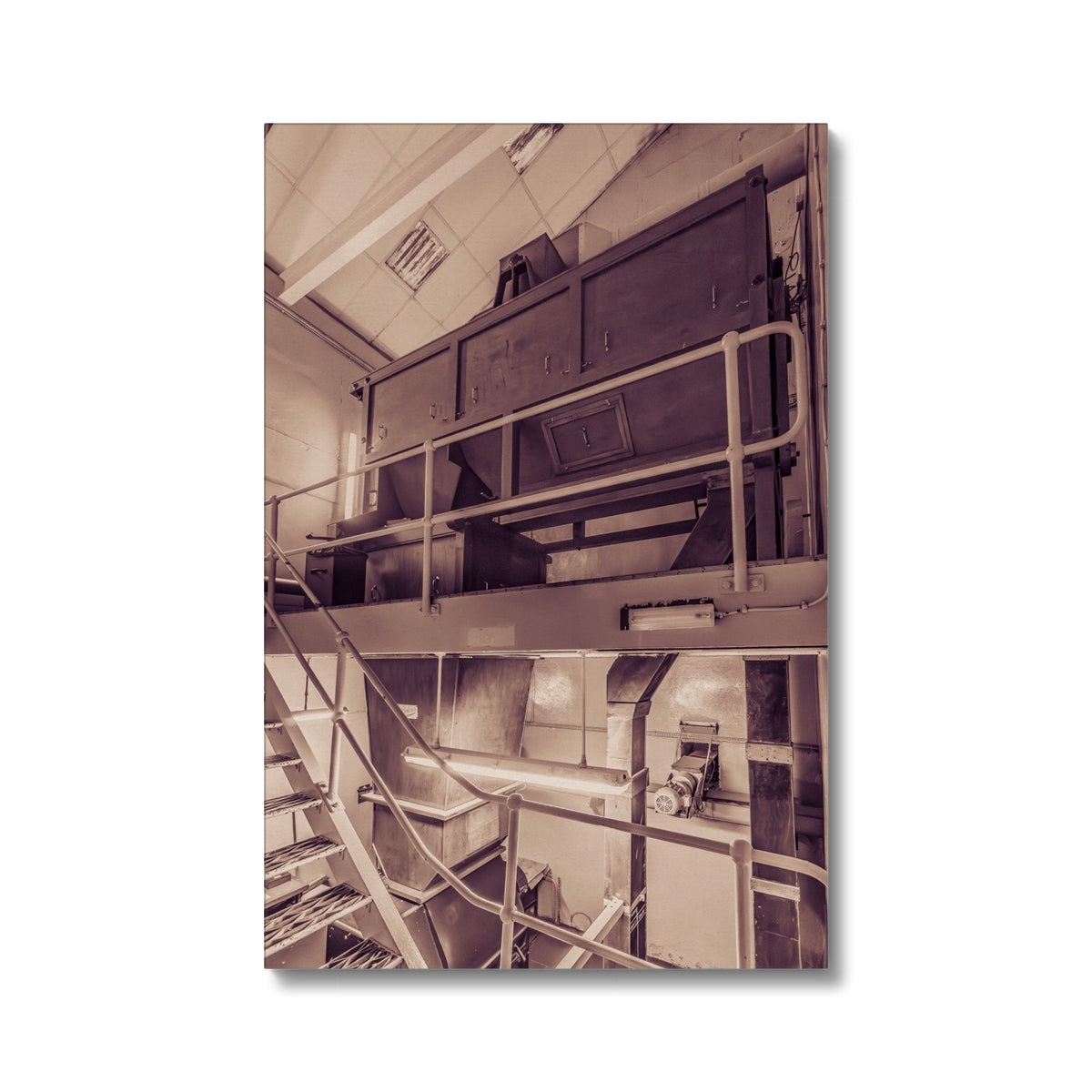 Porteus Mill and De-Stoner Bunnahabhain Distillery Canvas 8"x12" / White Wrap