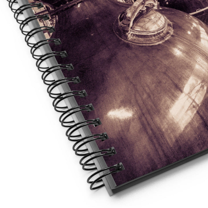Laphroaig Stills Sepia Spiral Notebook by Wandering Spirits Global