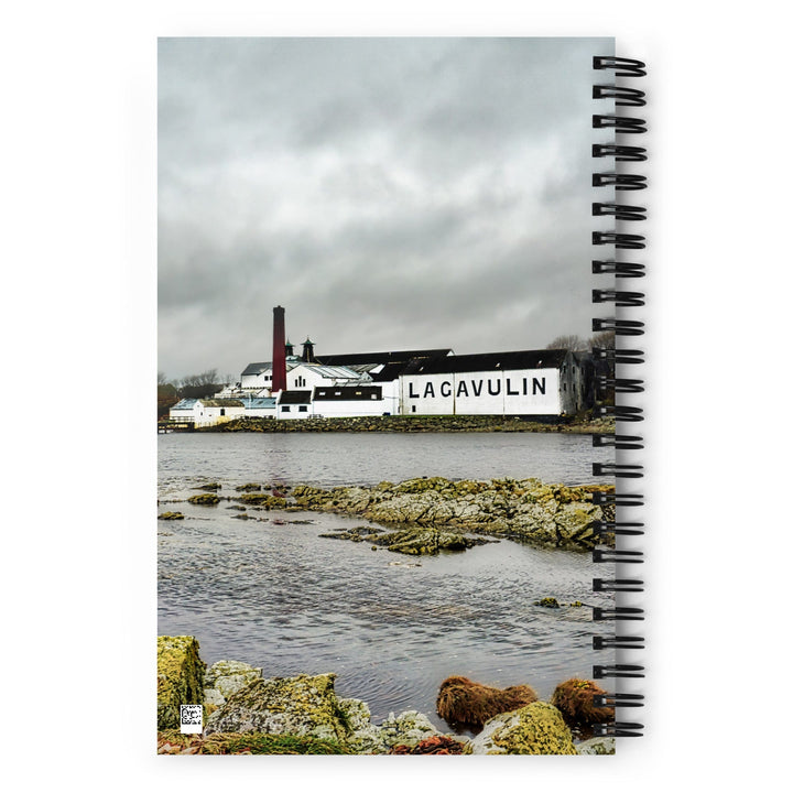 Lagavulin Distillery Soft Colour Spiral Notebook by Wandering Spirits Global