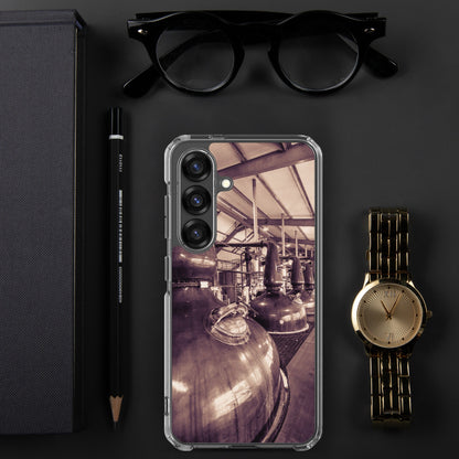 Spirit and Wash Stills Laphroaig Distillery Clear Toned Samsung Flexi Case