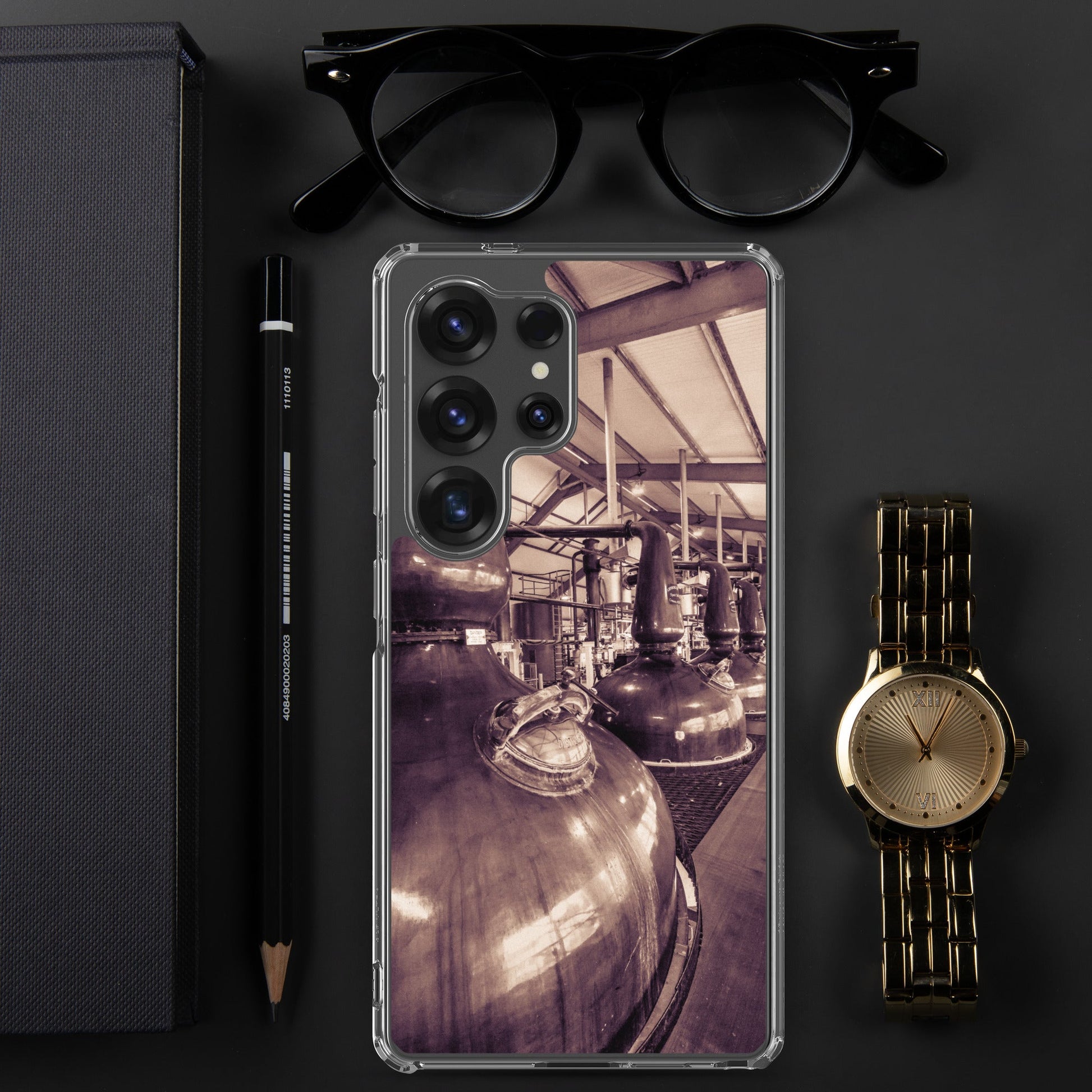 Spirit and Wash Stills Laphroaig Distillery Clear Toned Samsung Flexi Case