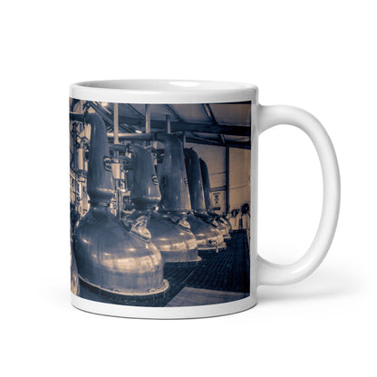 Spirit and Wash Stills Laphroaig Distillery Purple Toned Mugs 11 oz by Wandering Spirits Global