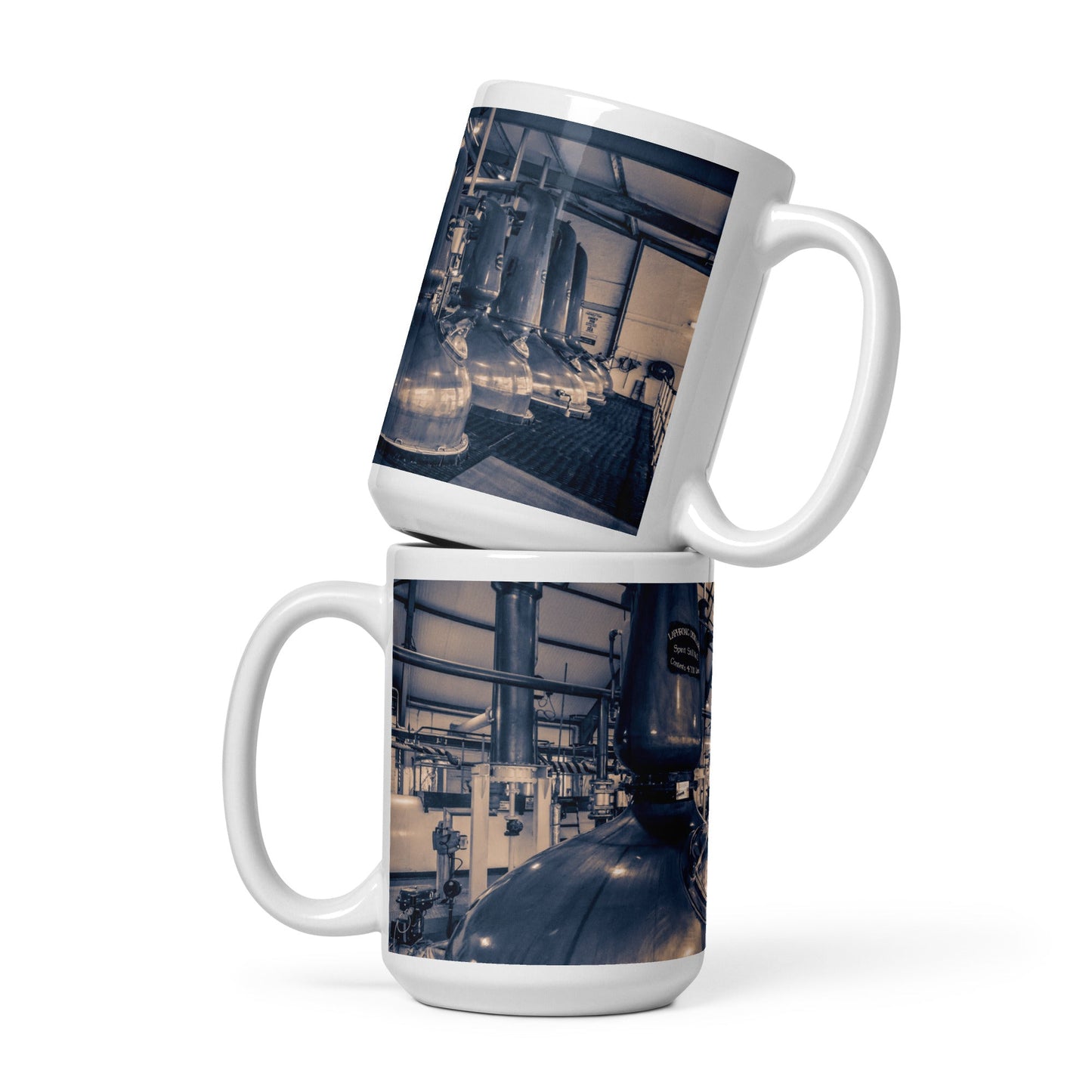 Spirit and Wash Stills Laphroaig Distillery Purple Toned Mugs by Wandering Spirits Global