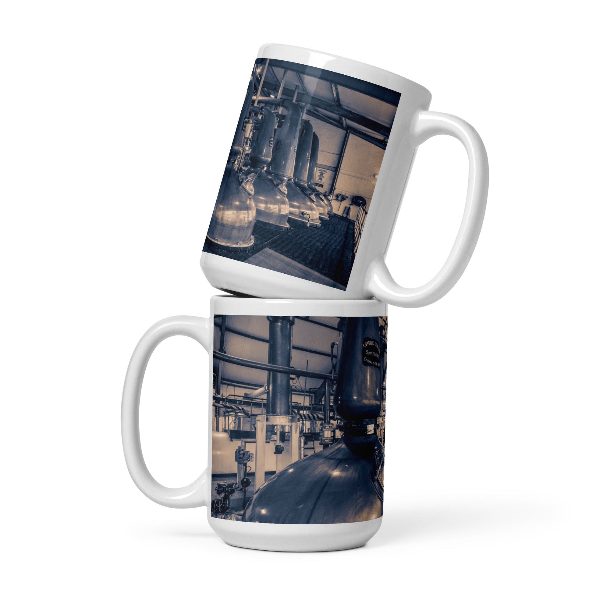 Spirit and Wash Stills Laphroaig Distillery Purple Toned Mugs by Wandering Spirits Global