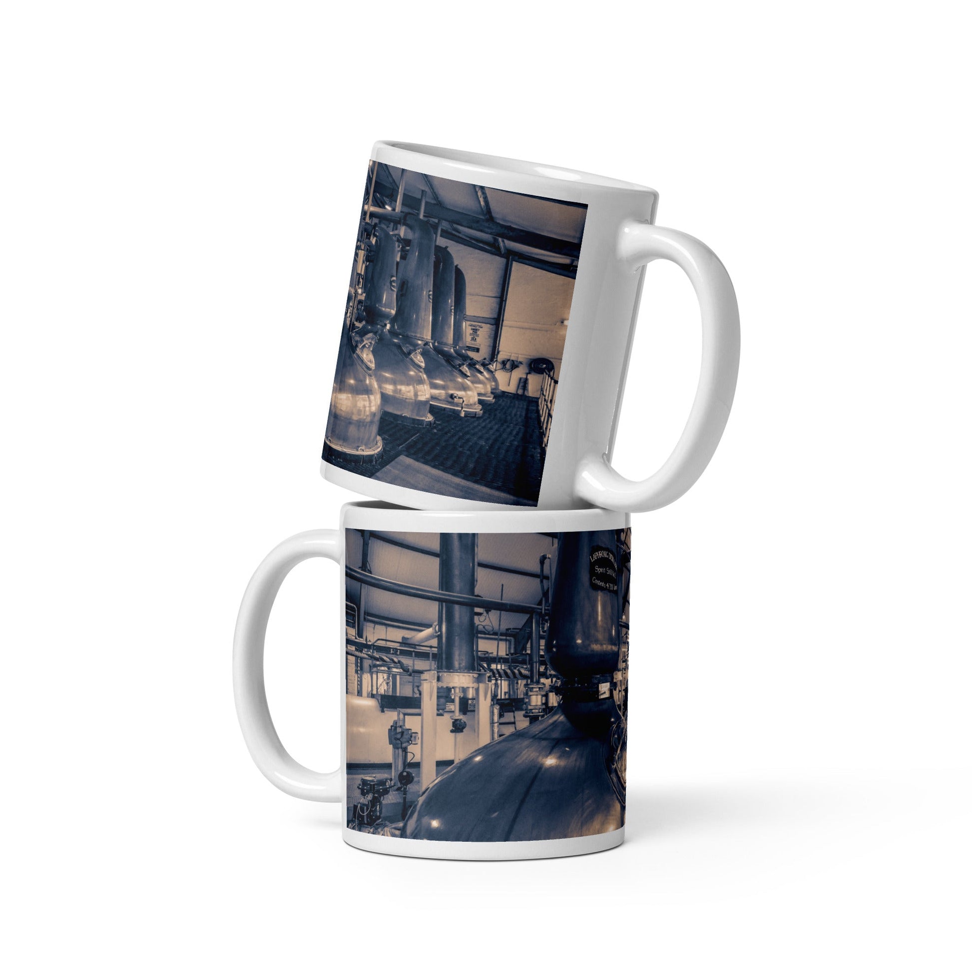 Spirit and Wash Stills Laphroaig Distillery Purple Toned Mugs by Wandering Spirits Global