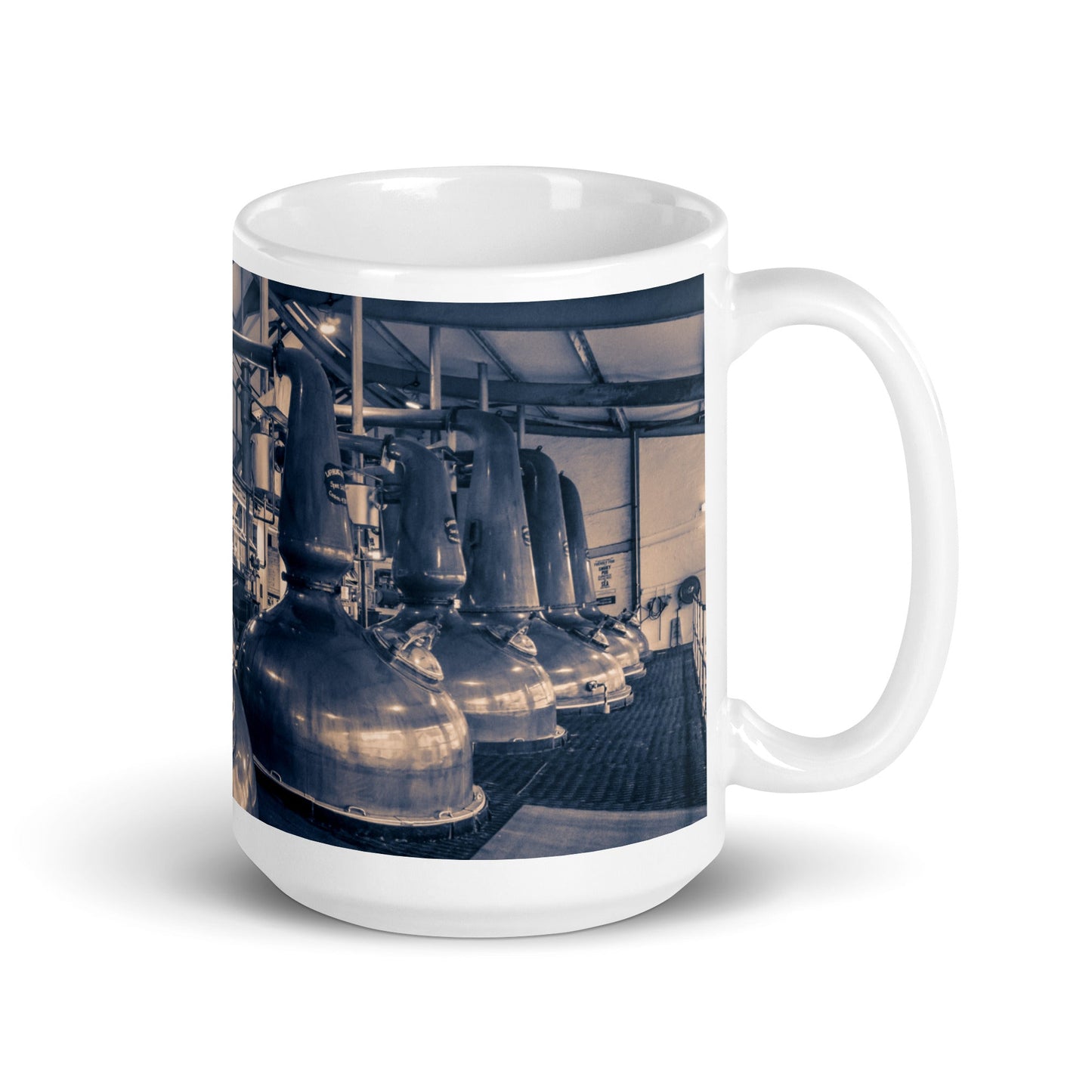 Spirit and Wash Stills Laphroaig Distillery Purple Toned Mugs 15 oz by Wandering Spirits Global