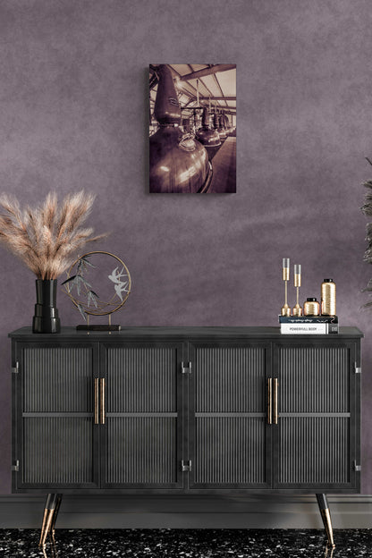 Spirit and Wash Stills Laphroaig Distillery Sepia Toned C-Type Print 16"x24" by Wandering Spirits Global