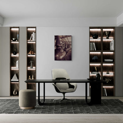 Spirit and Wash Stills Laphroaig Distillery Sepia Toned C-Type Print 24"x36" by Wandering Spirits Global