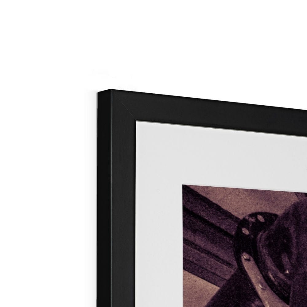 Spirit and Wash Stills Laphroaig Distillery Sepia Toned Framed & Mounted Print by Wandering Spirits Global