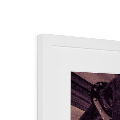 Spirit and Wash Stills Laphroaig Distillery Sepia Toned Framed & Mounted Print by Wandering Spirits Global