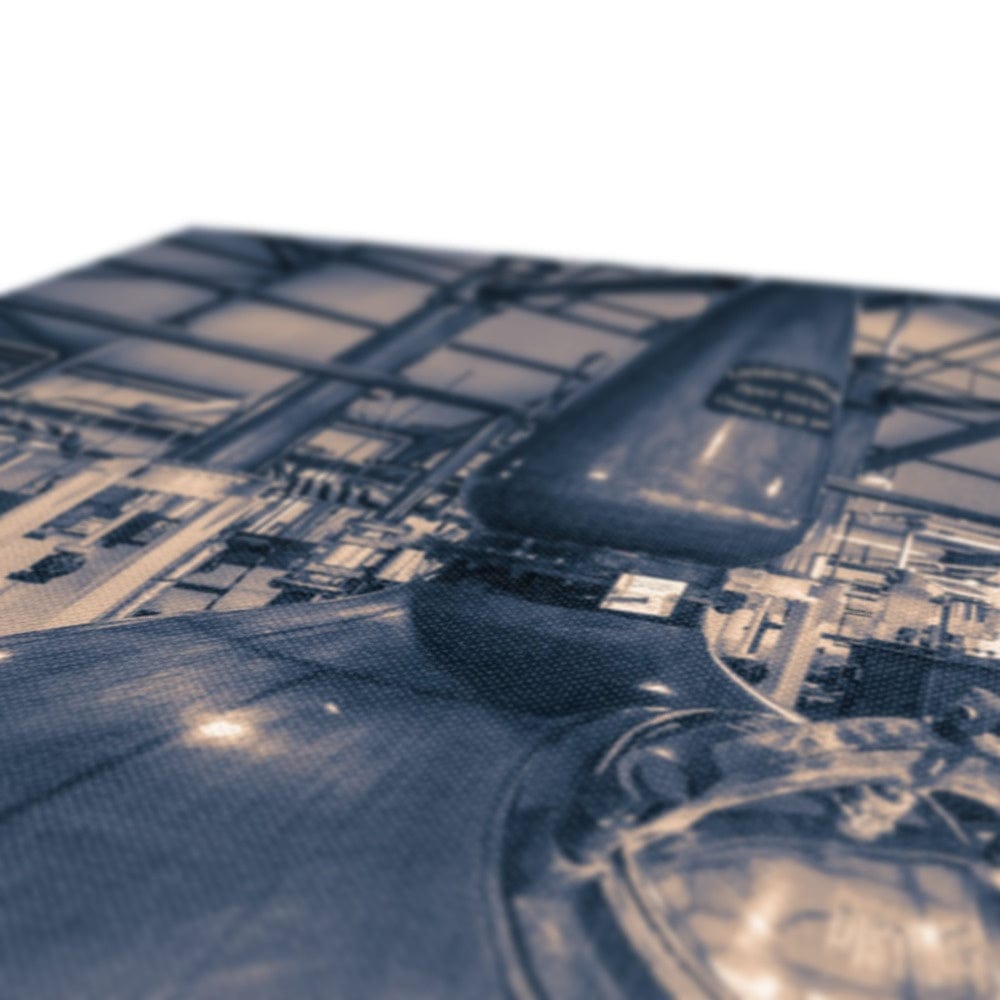 Spirit and Wash Stills Laphroaig Distillery Purple Toned Canvas by Wandering Spirits Global
