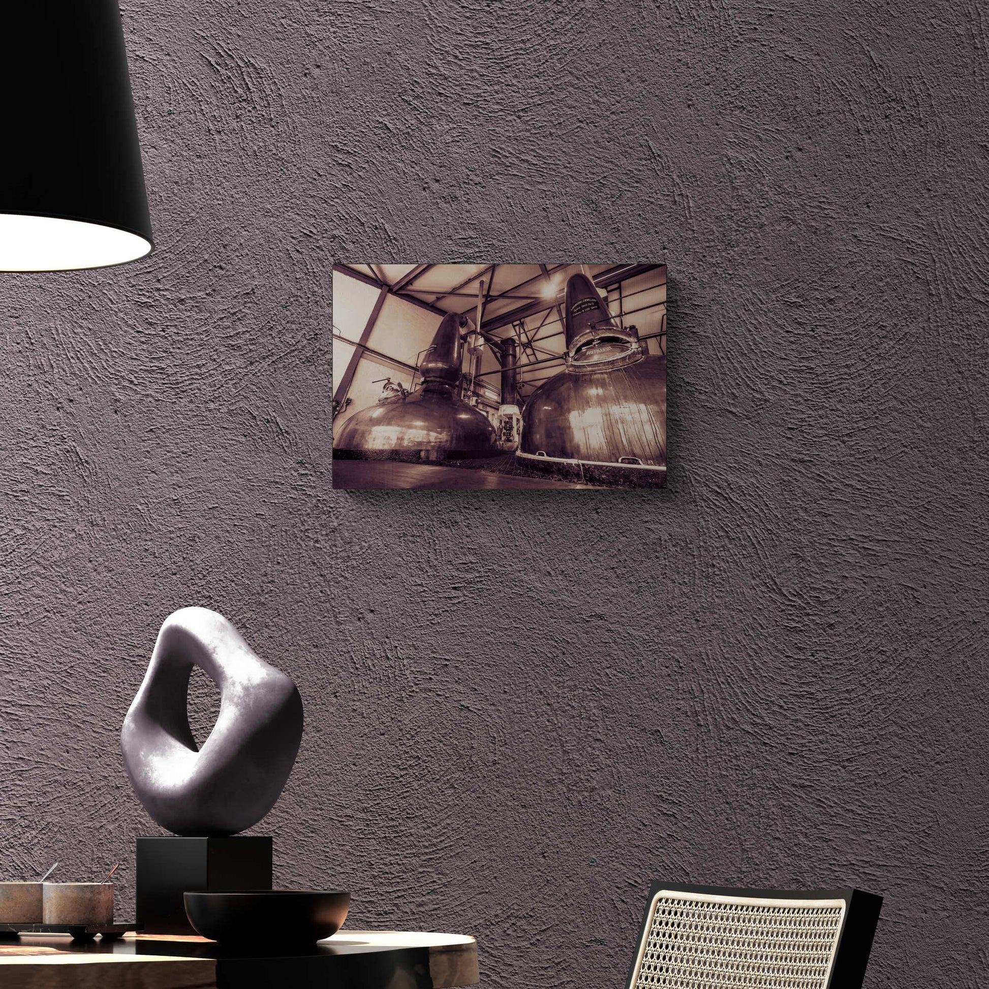 Spirit Stills No 1 and No 2 Laphroaig C-Type Print 18"x12" by Wandering Spirits Global