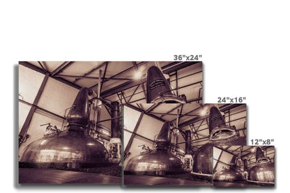 Spirit Stills No 1 and No 2 Laphroaig Canvas by Wandering Spirits Global