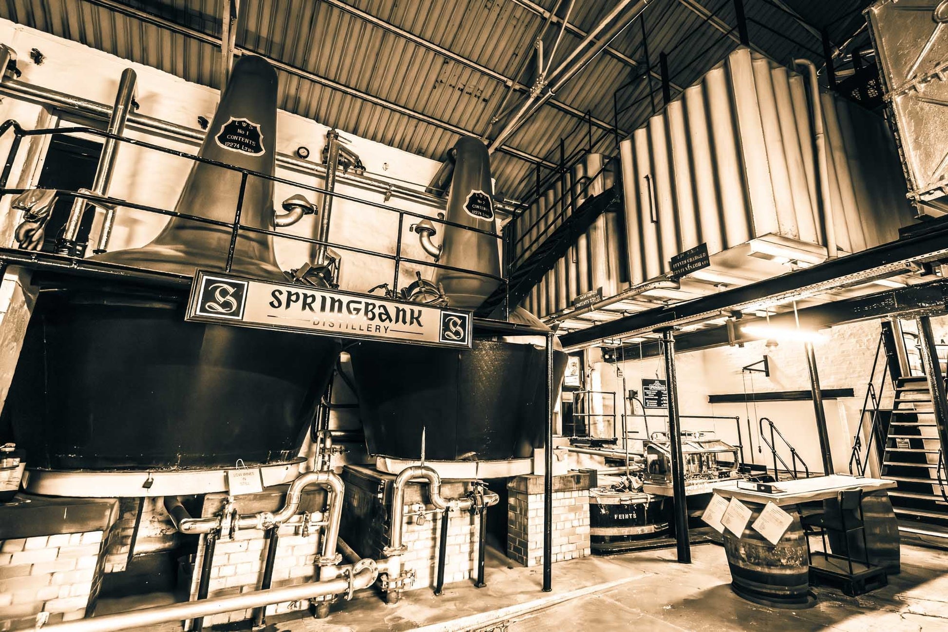 Springbank Distillery Black and White C-Type Print