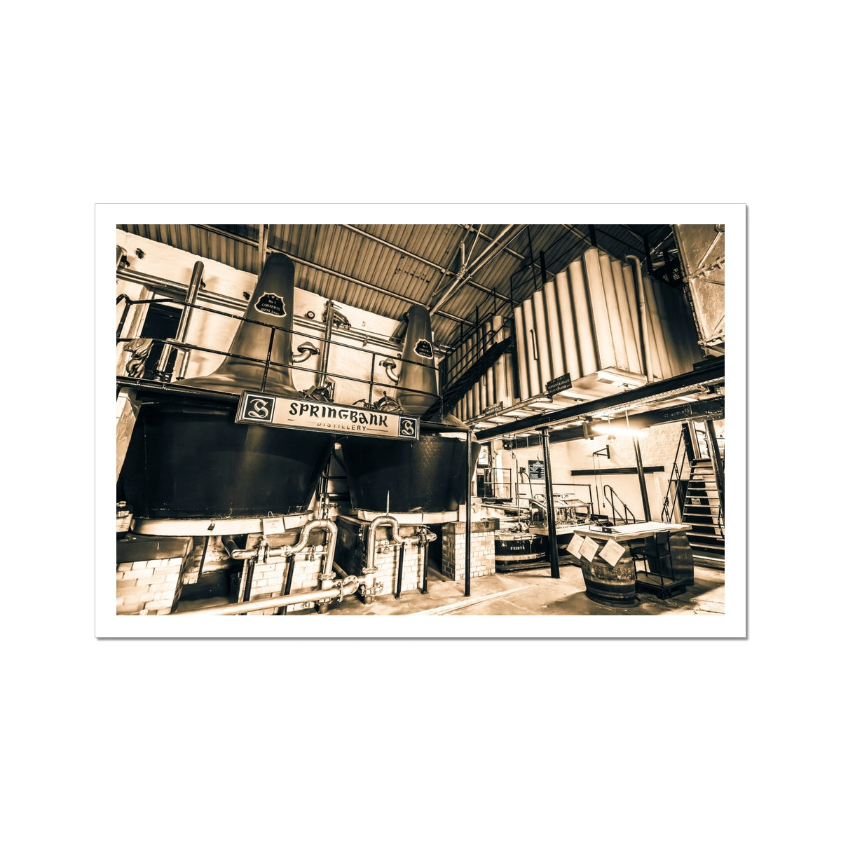 Springbank Distillery Black and White Hahnemühle Photo Rag Print