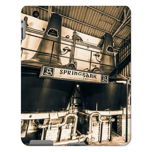 Springbank Distillery Black and White Tablet Cases iPad 2/3/4 / Gloss